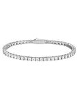 3mm white gold tennis bracelet by Iceman Society