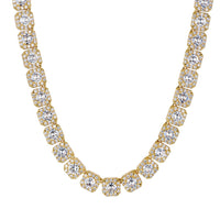 ICE BAGUETTE - 項鍊 (Yellow Gold)