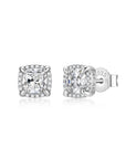 White gold diamond earrings by Iceman Society