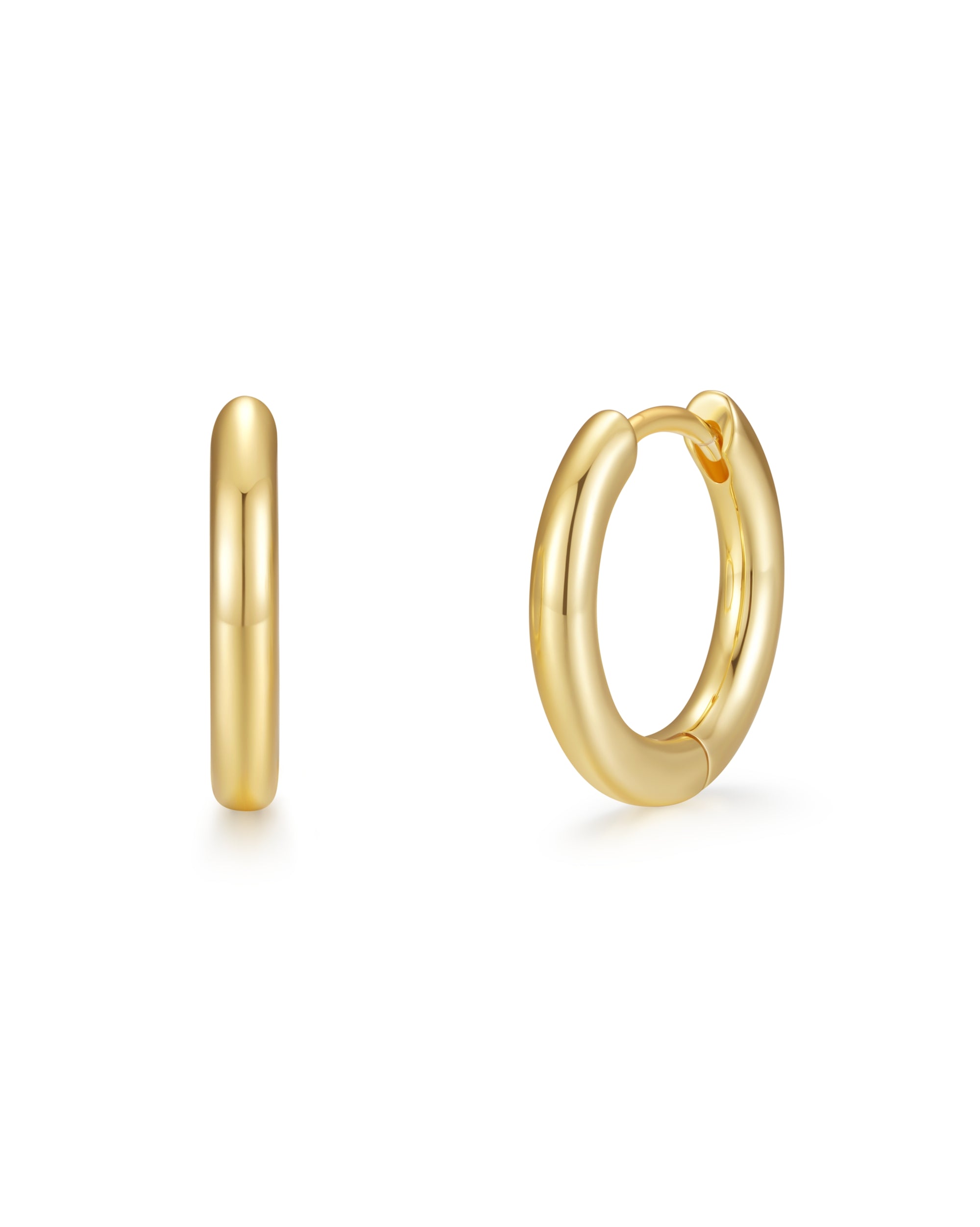 18k gold earrings by Iceman Society