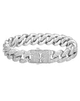12mm white gold  iceman cuban bracelet by Iceman Society