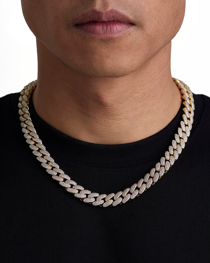 ICEMAN SET 12mm 古巴組合 18K Gold 配戴照