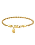 3mm 18k gold rope bracelet by Iceman Society