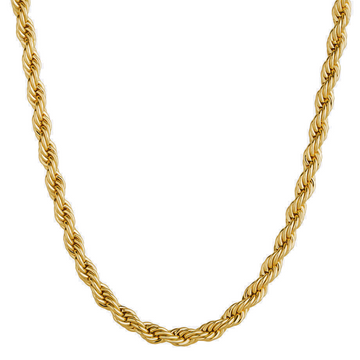 THE ROPE  - 3mm-6mm 麻花項鍊 (Yellow Gold)